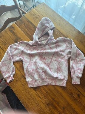 Abercrombie & Fitch Pink camo Print Hooded Sweatshirt & pants set